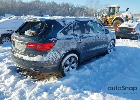 2014 Acura Mdx z USA, uszkodzony, nr VIN 5FRYD4H23EB005088